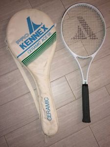 Vintage Pro Kennex Ceramic Ace 95 Tennis Racquet & Carrying Case Bag