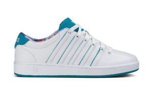 K-Swiss Court Pro II 2 SP Women's Sport Shoes Size 7 M White / Teal Green New