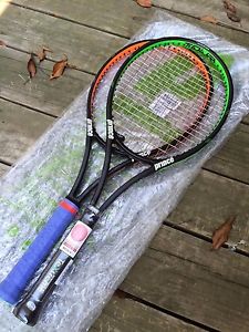Prince Textreme Tour 95 4 1/4" New and Textreme Tour 100L Custom 4 1/4"