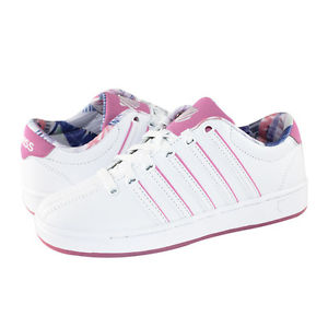 K-Swiss Court Pro II 2 SP Women's Sport Shoes Size 7 M White / Pink Variety New