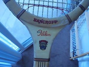 BILL TILDEN ENDORSED BANCROFT TENNIS RACKET.