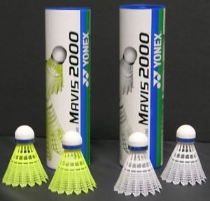 Mavis 2000 Nylon Tournament Shuttle-Yellow (1/2 Dozen)