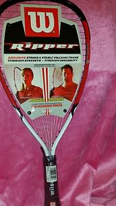 Wilson Titanium strength,  ripper 3 7/8 strong & volcanic frame  Racquetball