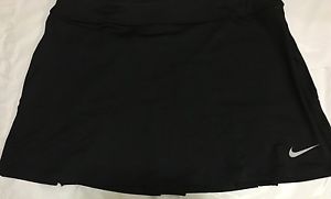 NWT NIKE 640435-010 WON DRI FIT LONG FAIRWAY DRIVE SKORTS SHORTS SKIRT BLACK $55