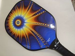 SUPER NEW PICKLEBALL PADDLE WIDEBODY PICKLEBALL SUNBURST FRACTAL W400