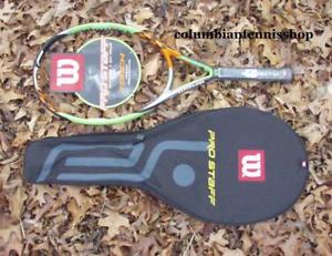 New Wilson Pro Staff Torch Tennis Racket + case110 HPS 4 3/8 3 originals OS