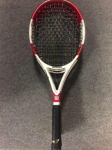 Wilson Six One 95S 4 1/2 STRUNG (Tennis Racket Racquet 309g 10.9oz 18x16 Spin)