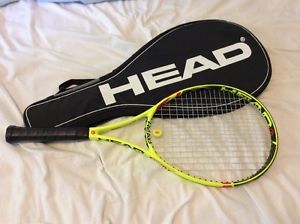 Head Extreme XTR Tennis Racquet, 102 SqIN, 9.2oz, 4 3/8, NEW String, Barely Used