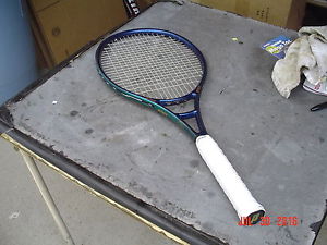 Prince Longbody MKichael Chang Grpahite Oversize Tennis Racquet 4 1/2 w Overwrap