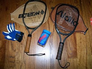 Ektelon Marathon Graphite Aldila Pistol Racquetball Racquets & glove penn balls