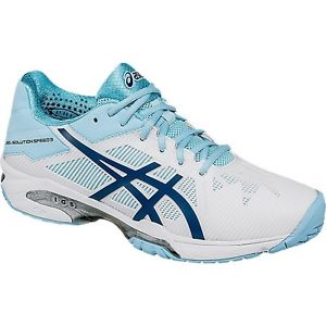 Asics Solution Speed 3 women White/Navy/Blue