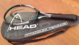 Head Magnesium 2001 Xtralong Supersize Tennis Racquet w/ Ti.S5 Carry Case