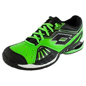 Lotto Raptor Ultra IV Speed Green/Black Men's Tennis Shoe - Size 10.0