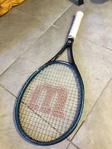 Wilson Quad Comp Graphite Stretch 28" 110 Tennis Racquet 4 3/8 Good Condition