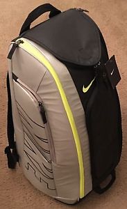 Nike Court Tech 1 Tennis Bag - Black / Volt / Silver