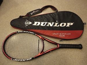 DUNLOP INFERNO 104 MUSCLE WEAVE GRAPHITE TENNIS RACQUET 4 3/8 GRIP