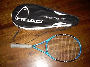 HEAD LIQUIDMETAL FLEXPOINT 4 OVERSIZE 107 SQ IN TENNIS RACQUET 4 1/2" GRIP COVER
