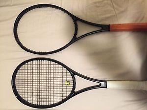Set of 2 Custom Painted Wilson Pro Staff 97 W/ Bonus Wilson Agency 9 Pack Bag