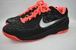 Men's Nike Zoom Cage 2 BLACK Athletic tennis shoes size US 9, $129!