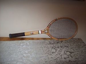 Antique Wright & Ditson "Big Bill Tilden" Tennis Racket Split Throat Design
