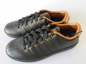 K-Swiss Court Pro II 2 Metallic Women's Shoes Size 7 M Black Copper Leather New