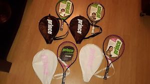 Prince Junior Reduced Length Boy's or Girl's Tennis Raquet, Many Sizes and Style