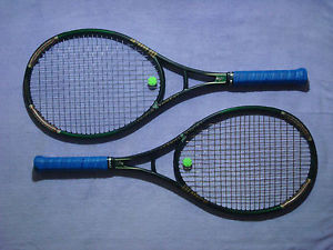 Pair of Matching Prince TT Graphite 95's in Nice Shape (4 3/8's Grips)