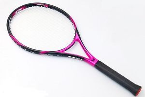 Single Carbon 4-3/8 Grip Tennis Racket 16X19 Grip Size  For Begainner Racquet