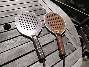 2 Vintage MARCRAFT Paddles/Raquets Autograph Series APTA Good Shape Lot #2