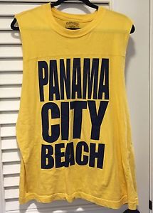 ☀ Panama City Beach Tank Top☀Yellow Sz XL