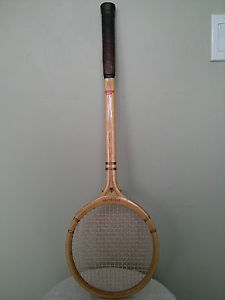 Vintage Slazenger Speedline wooden squash racket, made in Japan