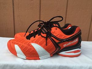 MINT Babolat Mens Propulse 4 All Court Orange White Tennis Shoes US 11.5 EUR 46