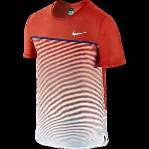 Nike Challenger Premier Crew Tennis Shirt Polo Federer Nadal Dimitrov NWT Large