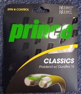 Prince Problend With Duraflex 16 Gauge Tennis String NEW