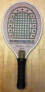 POWERPADDLE Brian Lee Racquet Venice CA. Paddle Tennis Power Paddle Sports