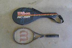 Original Wilson Pro Staff Midsize Tennis Racquet - 4 3/8 - Excellent Shape!!