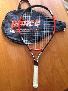 Prince Air O Team 6" Grip Beginners Youth Oversize Tennis Racquet w/ Cover