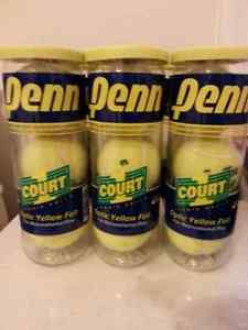 Lot of 6 cans(18 balls)  of Court 1 Penn Tennis Ball-3pk can (523701)
