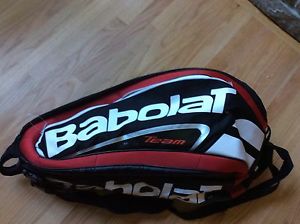 Babolat Team Tennis Racquet Bag (holds 6) Red/black NWOT...A16