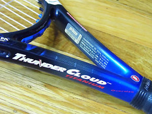 NEW STRING Prince Triple Threat Thunder Cloud Ti OS 110 800pl Racket 4 1/2 TT L4