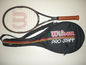 WILSON PRO STAFF 6.0 MIDSIZE 85 TENNIS RACQUET 4 1/4  ST.VINCENT (NEW STRINGS)