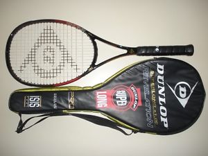 DUNLOP PRO REVELATION SUPERLONG +1.00 MIDPLUS TENNIS RACQUET 4 5/8 (NEW STRINGS)