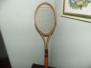 Vintag SNG Concorde 4 5/8  Y Neck Wood Tennis Racquet Made in Taiwan No brace.