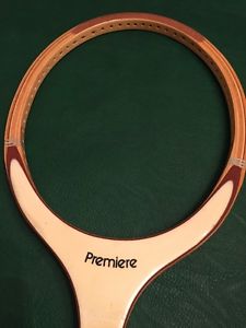 Vintage 1976 Marcraft Premiere wooden tennis racquet by Diadal, handmade