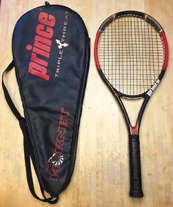 Prince Triple Threat Hornet OS 110 Tennis Racquet 4 5/8 (WITH Case)