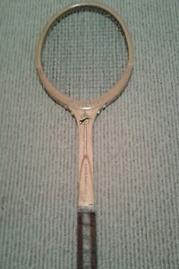 Slazenger Wood Racquet, Made in England, Grip 4-5/8"