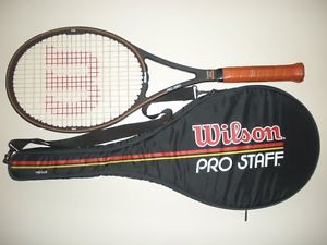 WILSON PRO STAFF 6.0 MIDSIZE 85 TENNIS RACQUET 4 1/2  ST.VINCENT (NEW STRINGS)