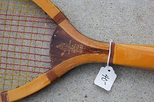 Wright & Ditson Gold Star Wooden Tennis Racket
