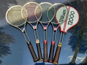 Set of Tennis Racquets - 1 T2000, 3 T3000's, 1 T5000