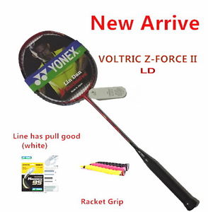 NWT VOLTRIC Z-FORCE II LD Badminton Racket VT ZF LD Carbon Racket with Carry bag